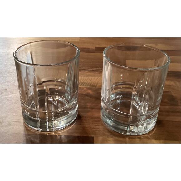 Set of 2 Buchanans Scotland Scotch Whiskey Cocktail Heavy Rock Glass Tumblers - Picture 7 of 9